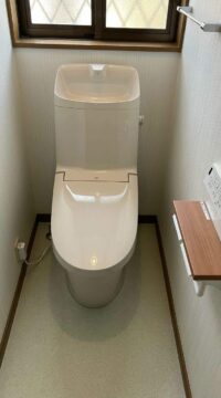 トイレ：福島県福島市　内装もきれいなトイレリフォーム