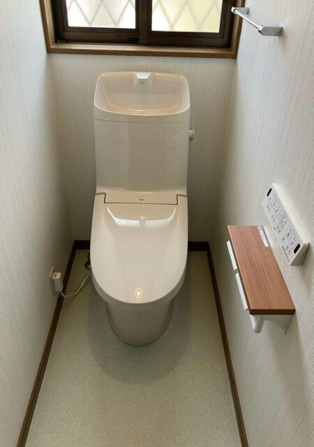 トイレ：福島県福島市　内装もきれいなトイレリフォーム